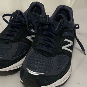 New Balance Womens W990nv5 Navy,Silver Running Shoes Size 13 2e